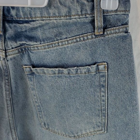 Wild Fable Women's 12 Blue Jeans High Rise Bermuda Shorts - Picture 10 of 15